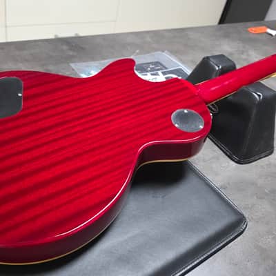 Epiphone 1960's Les Paul Standard 60s BRAND NEW Iced Tea Burst Sunburst Firgured Flame Top Electric Guitar Vintage SlimTaper C Neck Profile image 13