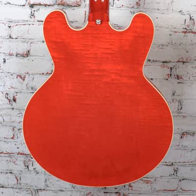 Heritage - H-535 Semi-Hollow - Electric Guitar Transparent Cherry w/HSC 7lbs 13oz USED image 8