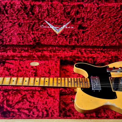 FENDER Cunife Blackguard Telecaster Heavy Relic MN Aged Butterscotch Blonde - Factory Bigsby image 3