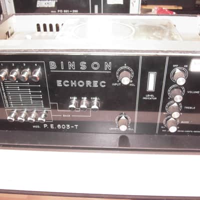 Echo Binson  Ecorec P.E. 603-T 70er Scheibenecho Reverb image 1