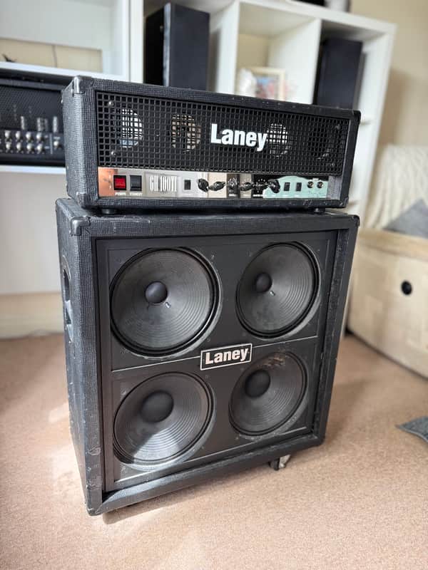 Laney GH100TI Single-Channel 100-Watt Tony Iommi Signature Tube Guitar Amp Head 2000s - Black image 1