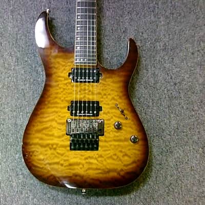 Schecter Banshee FR-P Floyd Rose Electric Guitar - Vintage Sunburst image 3