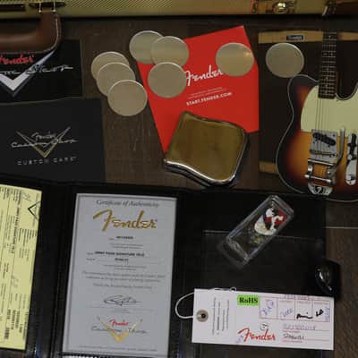 2025 Fender Custom Shop Jimmy Page Signature Telecaster Electric Guitar White Blonde + COA OHSC image 2