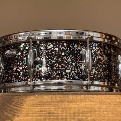 1960's Slingerland Mardi Gras Radio King Super Gene Krupa 5.5x14 Solid Shell Snare Drum image 8