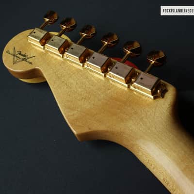 2001 Fender Custom Shop '61 Relic Stratocaster Neck - Rare Gold Tuners image 3