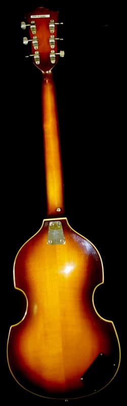 Hofner 459 VTZ 1967 Sunburst. Violin 6 string guitar. UBER RARE