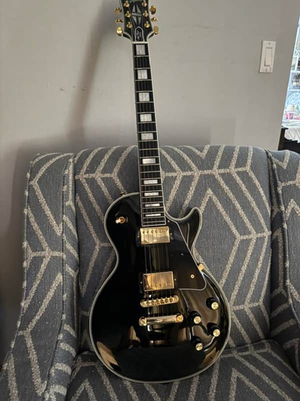 Epiphone "Inspired by Gibson Custom" Les Paul Custom 2024 - Present - Ebony image 1
