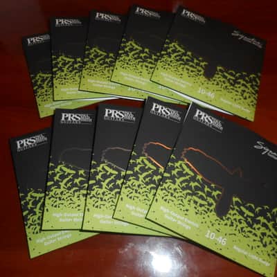 10 SETS PRS Signature Series Guitar Strings, 10-46 Light, 100148:003:001:004