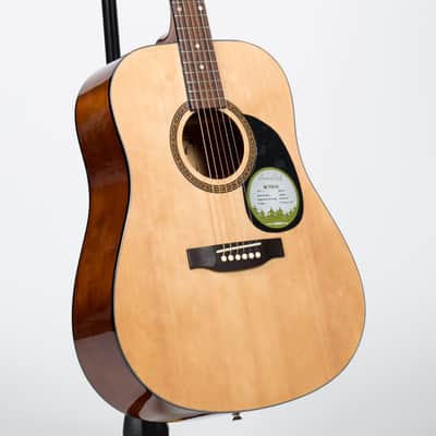 BeaverCreek BCTD101 Dreadnought Acoustic Guitar - Natural image 12