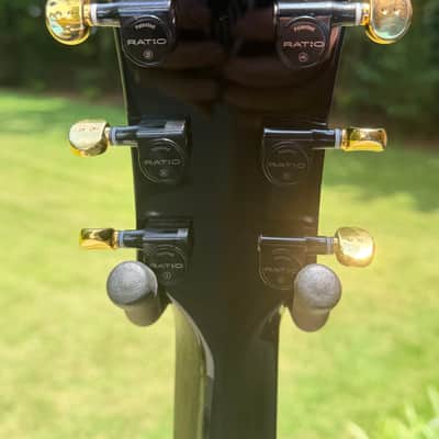 Taylor T5z Pro Pacific Blue Figured Maple w/ Graph Tech Ratio Tuners + OHSC | Excellent image 7