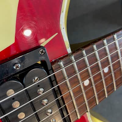 Hamer Miller High Life from 1986 in Red/Gold with original Hardcase image 9