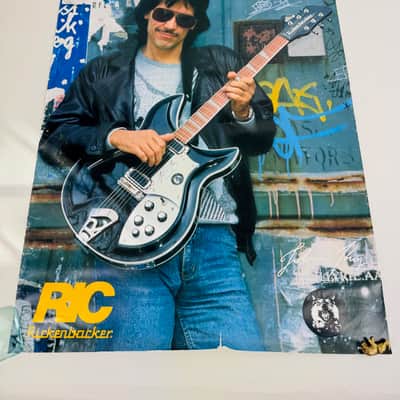 Rickenbacker John Kay Promotional Poster (c. Early–Mid 1980s) image 1
