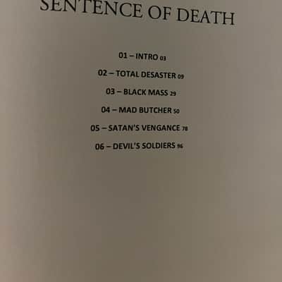 Destruction - Sentence Of Death - Guitar tab / tablature Book image 3