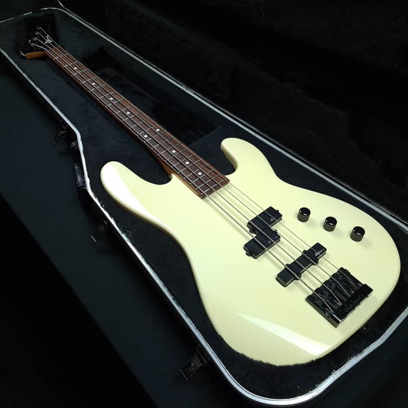 Charvel Model 2B 1988 Pearl White Made in Japan Vintage Bass | Reverb