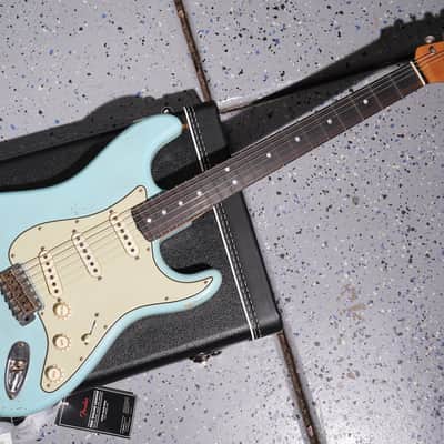 Fender Masterbuilt Andy Hicks Fat 64 Strat Brazilian Rosewood Journeyman Relic Aged Daphne Blue Josefina Pickups image 23