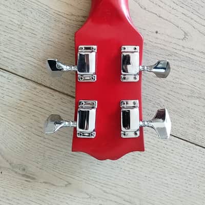 Ibanez Antoria 2354B Double Cutaway Bass 1974-1977-Relic Red image 5