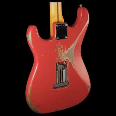 2020 Fender Custom Shop '57 Stratocaster Heavy Relic - Fiesta Red image 14