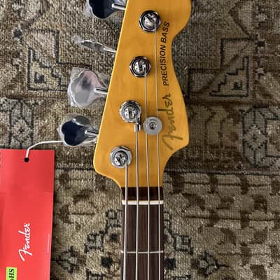 Fender American Ultra Precision Bass in Ultraburst w/ Hard Case & Free Pro Setup image 4
