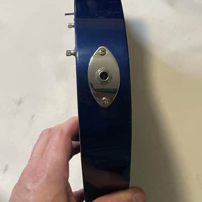 2000's India Jackson JS30 JS Series Dinky Blue Mahogany Guitar Body Floyd Ready image 10