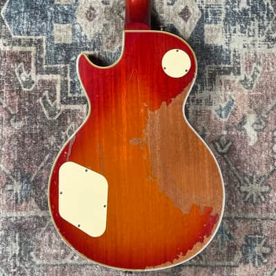 2012 Gibson Custom Shop Ace Frehley Budokan 1974 Les Paul Custom Aged Cherry Sunburst Signature Electric Guitar W/ Original Hardshell Case & Paperwork! image 8