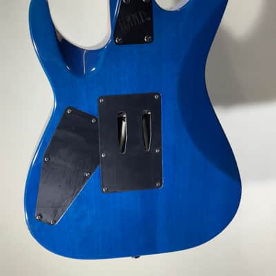 ESP LTD MH-203 QM - See Thru Blue - In-House Adjusted image 7