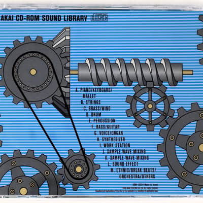 Akai Professional Sound Library Volume 1 Akai Format Sample Library Sampling CD 1996 image 3