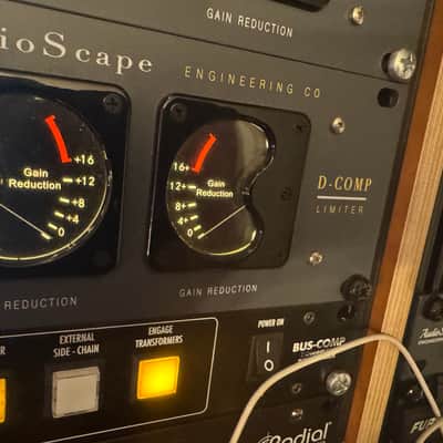 AudioScape Engineering Co. DC-101 D-COMP 2-Channel Limiter / Compressor 2018 - 2021 - Green image 2