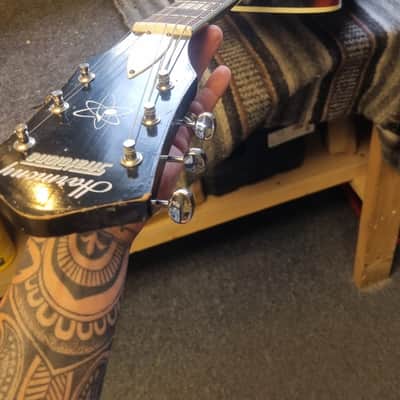 Harmony H47 Stratotone Mercury Vintage Guitar w/ DeArmond Gold Foil image 9