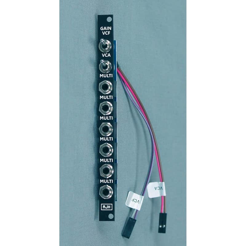 AJH Synth MiniMod Gain Switch Eurorack Module (Vintage Black) image 1