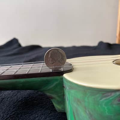 Green Maccaferri Islander Soprano Ukulele 1950s image 19
