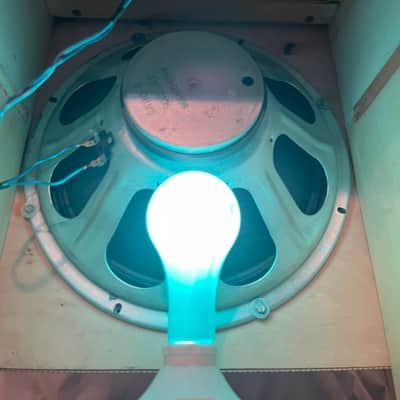 Rotary Connection 1x15 mcm guitar speaker semi open cab. Lights Up! Vintage CTS 8 ohm speaker. Real Hardwood. 2026 - Blonde/wood image 13