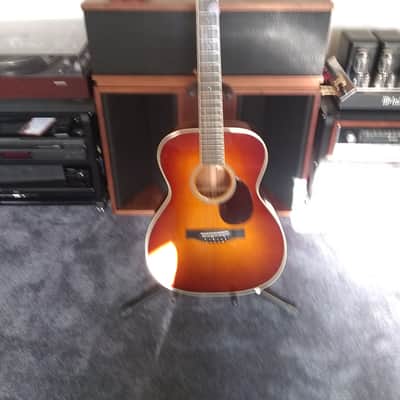santa cruz om 12 string 2023 - sunburst image 1