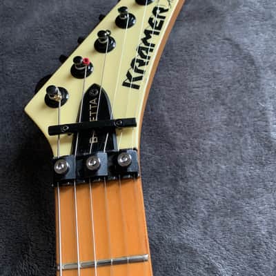 Kramer USA Baretta 1986 - Cream w. matching headstock (Rare) image 4