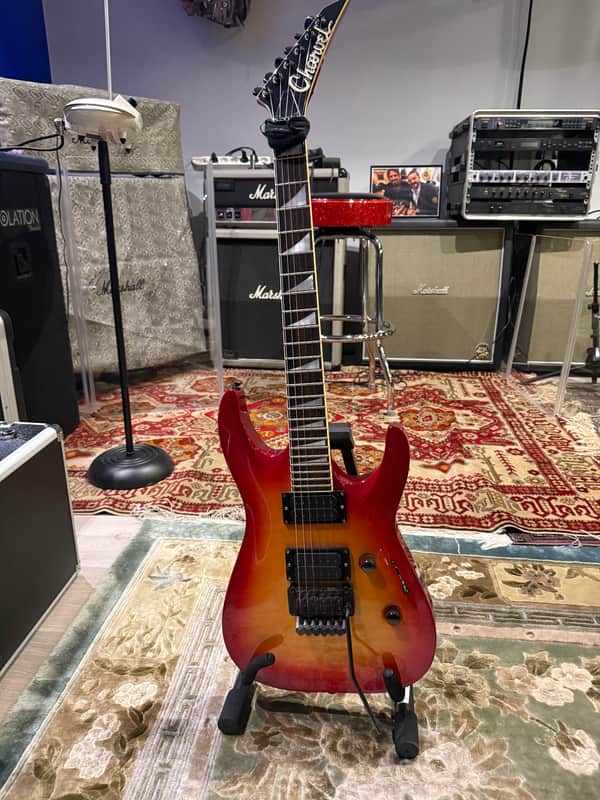 Charvel 750 XL with Tremolo Bridge 1989 - 1991 - Transparent Cherry Sunburst image 1