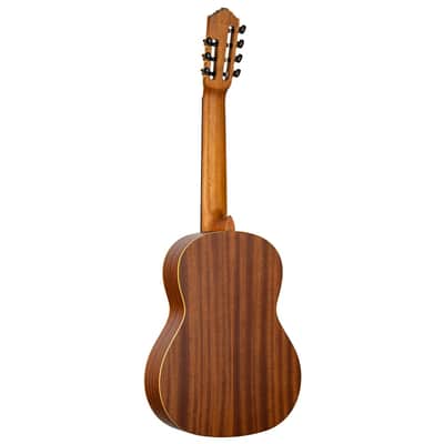 Ortega Pro 7 - 7 String Solid Top Nylon String Classical Guitar w/Deluxe Gig Bag, Full Size (R133-7) image 3