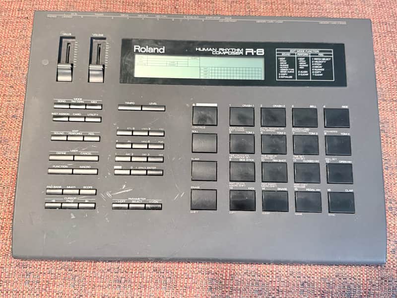 Roland R-8 Human Rhythm Composer 80’s - 90’s - Black image 1