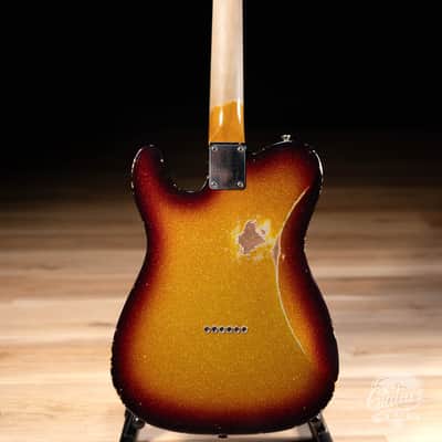 Friedman Vintage T Alder P-90 Guitar w/ Maple Neck – 3-Tone Burst Sparkle image 7