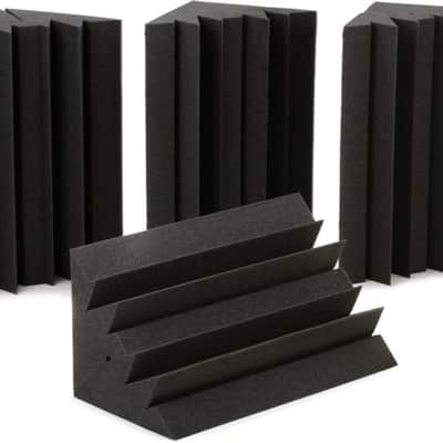 Auralex LENRD 1x1x2 foot Studiofoam Bass Trap 4-pack - Charcoal image 2