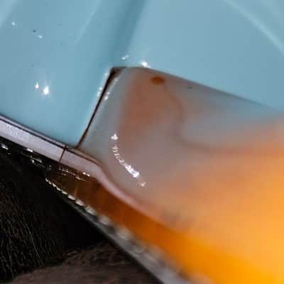 Partscaster Telecaster gold foil style 2023 - Daphne Blue image 18