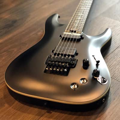 Schecter C-1 FR S SLS Elite Evil Twin in Satin Black image 2