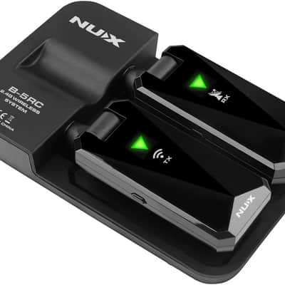 NUX B-5RC Wireless Guitar System for Guitar & Bass 2.4GHzActive/Passive Pickup, Charging Case included image 7