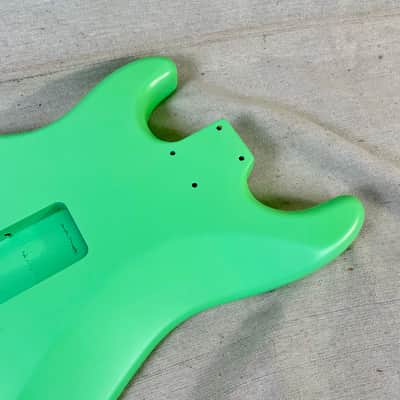 Unbranded Stratocaster Surf Green Guitar Body SSS image 7