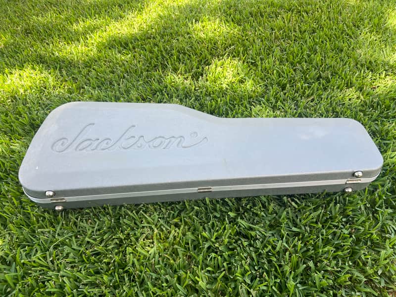 Vintage 1980s Charvel / Jackson Chainsaw Guitar Case - Grey image 1