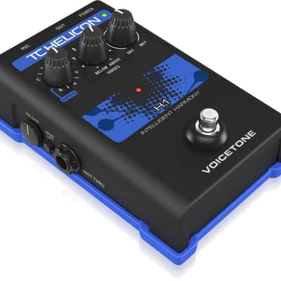 TC Helicon VOICETONE H1 Single-Button Stompbox for Realistic Guitar Controlled Vocal Harmony image 1