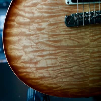 PRS P22 Custom 22 Piezo Stoptail Quilted 10 Top Natural Smokeburst 2012 image 5