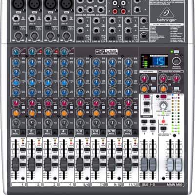 Behringer Xenyx X1222USB 16-Input Mixer with USB and Effects | Reverb