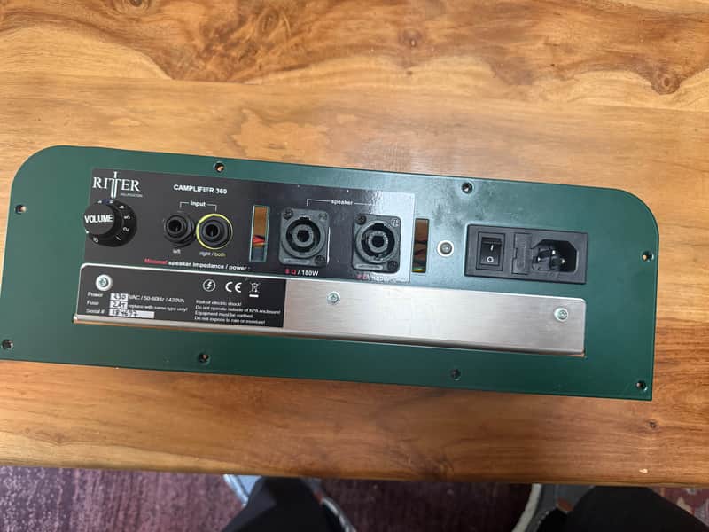 Ritter Camplifier 360 - Kemper 130 watts on both channels. Fits in your unpowered head!!! image 1