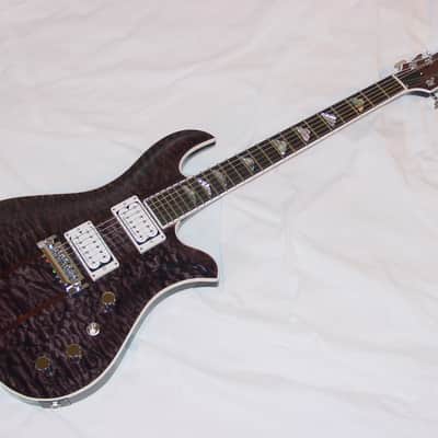 B.C. Rich USA Custom Eagle Archtop Supreme - Trans Black image 20