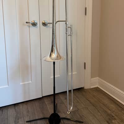 King 3B Professional Trombone, 1970's - Silver-Plated image 2