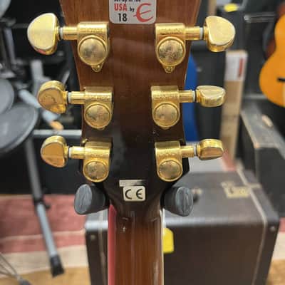 Used Epiphone SJ 18SCE Acoustic Guitar with case! image 13